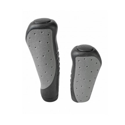 Kahvat AZIMUT ERGO DOTS DUAL, 135/92 mm, musta/harmaa