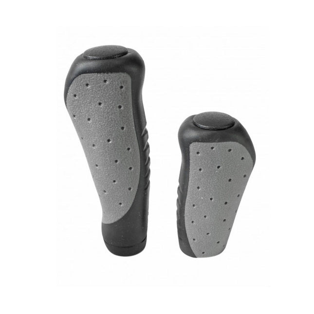 Kahvat AZIMUT ERGO DOTS DUAL, 135/92 mm, musta/harmaa