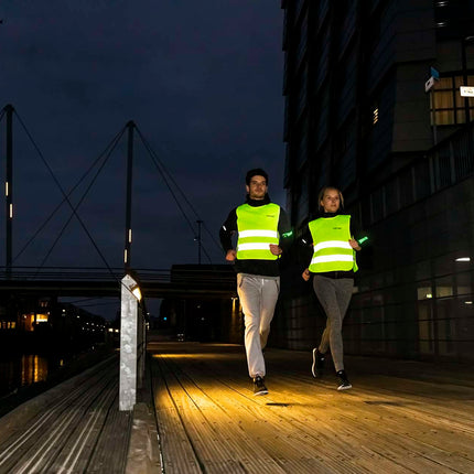 Rannekoru LED-valolla TUNTURI LED-käsivalo vihreä