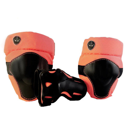 Pehmustesarja NUTCASE 3-PK MULTI-SPORT PAD SET-CORAL 5-8 vuotiaille, pinkki