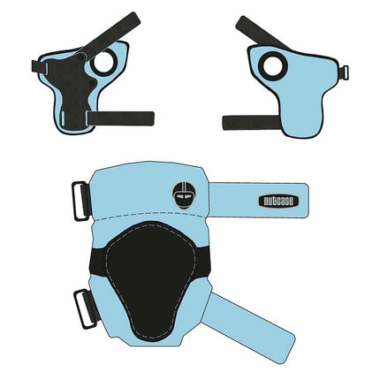 Pehmustesarja NUTCASE 3-PK MULTI-SPORT PAD SET-SKY-3/5, 3-5 vuotiaille, sininen