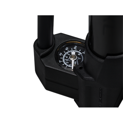 Käsipumppu PRO Minipump Performance XL, metalliseos, ponnahdusmittari jalkatyynyllä