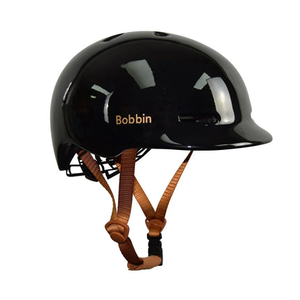 Kypärä BOBBIN METRIC, kiiltävä musta M/L