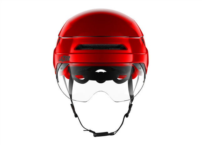 Kypärä LAZER URBANIZE +led, Metallic Red, punainen (M)