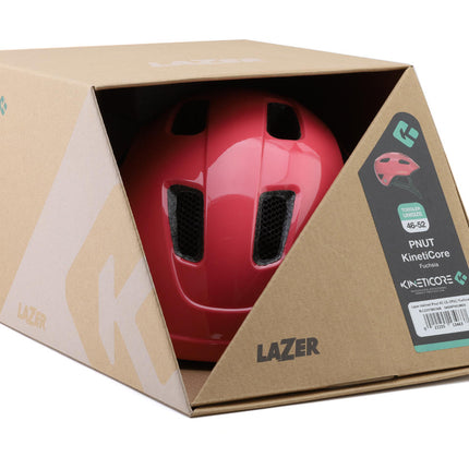 Lasten kypärä LAZER PNUT, Fuschia, pinkki