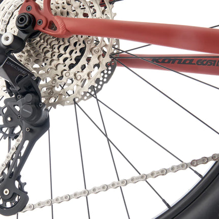 Maastopyörä KONA Big Honzo DL, 27,5" Matta Bloodstone (punainen) (XL)