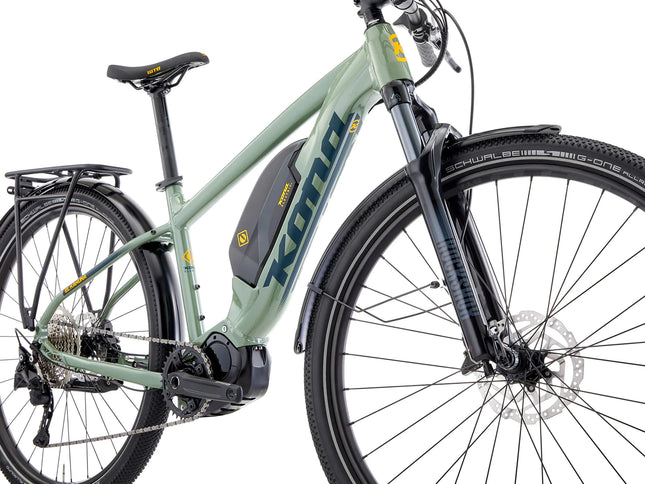 Sähköpyörä KONA El Kahuna SUV, 29" Gloss Landrover (vihreä) (L)