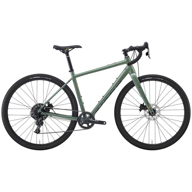 Gravel pyörä KONA Libre, 28" kiiltävä metallinvihreä (L)