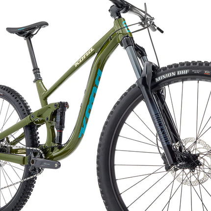 Maastopyörä KONA Process 134 29, kiiltävä oliivi (vihreä) (XL)