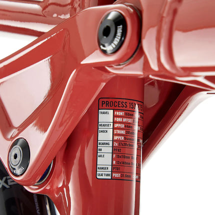 Maastopyörä KONA Process 153 27.5, Gloss Bloodstone (punainen) (M)