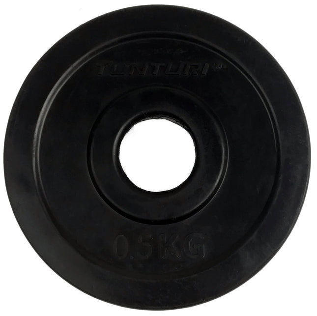 Painolevyt TUNTURI Kumilevyt, 30 mm, 0,5 kg (pari)