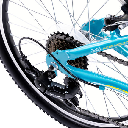 Lasten polkupyörä ROMET Rambler 20 KID 2, turkoosinsininen