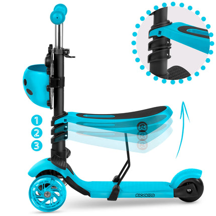 Lasten skootteri RICOKIDS Buggy, sininen
