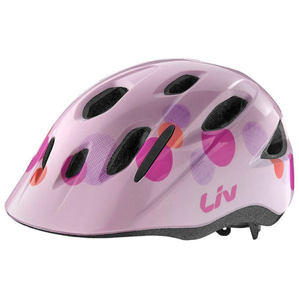 Lasten kypärä GIANT Musa, kiiltävä kupla vaaleanpunainen