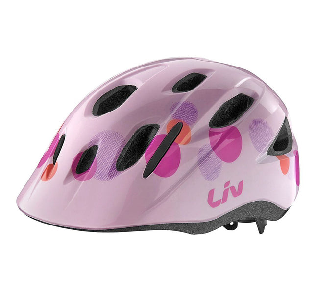 Lasten kypärä GIANT Musa, kiiltävä kupla vaaleanpunainen