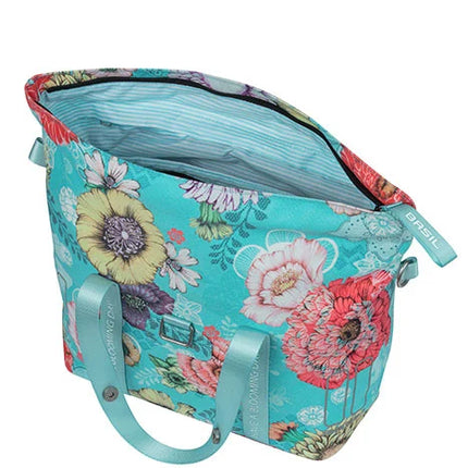 Ohjaustankolaukku BASIL Bloom Field 8-11L, sininen-kukka