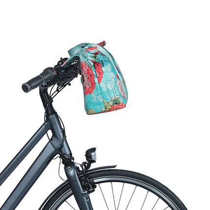 Ohjaustankolaukku BASIL Bloom Field 8-11L, sininen-kukka