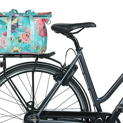 Ohjaustankolaukku BASIL Bloom Field 8-11L, sininen-kukka