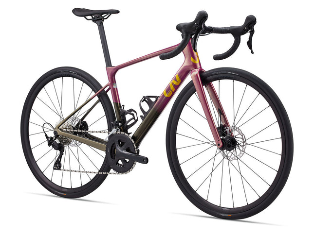 Maantiepyörä LIV Avail Advanced 2, Mulberry Glitter (S)