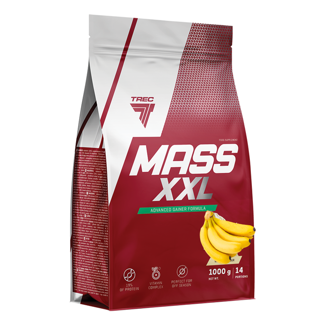TREC Mass XXL, 1000 g, banaani