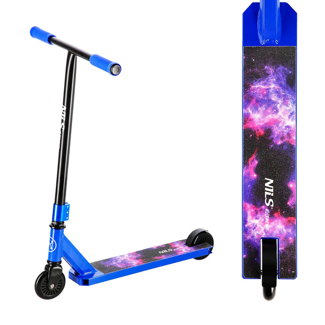 Stunt-skootteri NILS EXTREME HS021 Space Stunt -skootteri, sininen