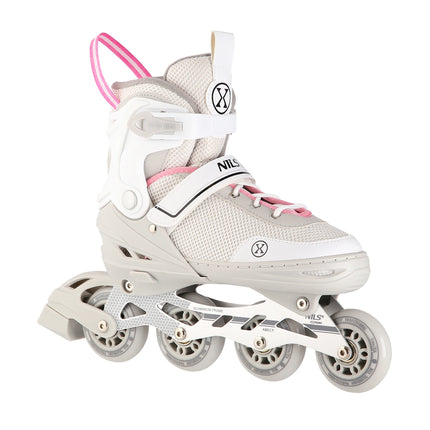 2in1 (rullaluistimet) NILS EXTREME NH18188 In-line luistimet/jääkiekkoluistimet, valkoinen-vaaleanpunainen, M (34-38)