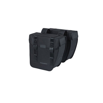 Laukkulaukku BASIL TOUR, 28 l, kaksipuolinen, musta