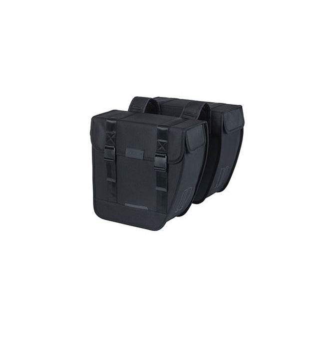 Laukkulaukku BASIL TOUR, 28 l, kaksipuolinen, musta