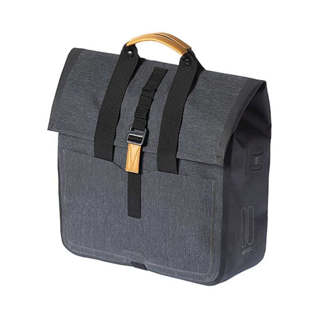 Laukku BASIL Urban Dry Bicycle Shopper, harmaa