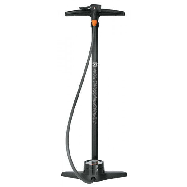 Lattiapumppu SKS AIRKOMPRESSOR musta, 12 bar