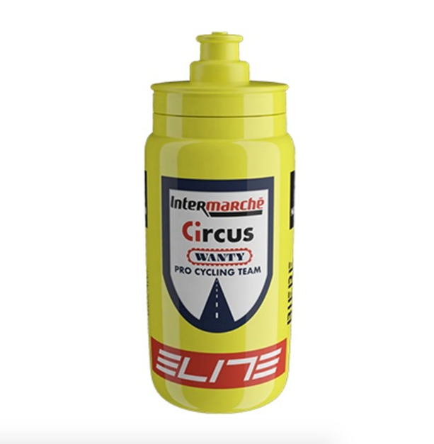 Pullo ELITE Fly Teams 2023 Intermarche Circus Wanty 550ml, keltainen