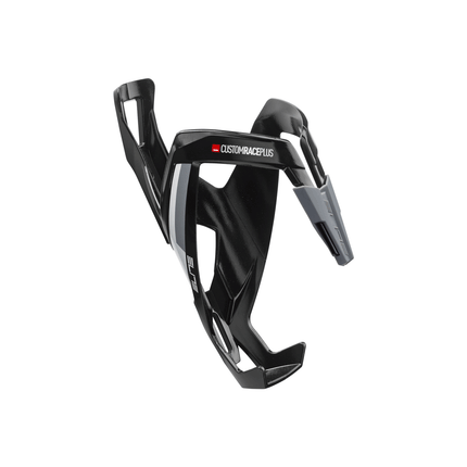 Pulloteline ELITE Custom Race+ musta kiiltävä, valkoinen grafiikka (musta)