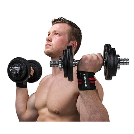 Rannekehihnat Tunturi Wrist Wraps, punainen