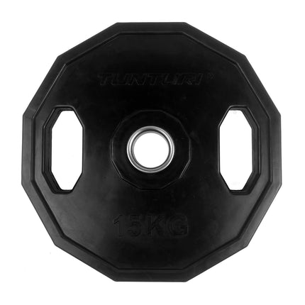 Painolevy TUNTURI Olympic Kumilevy, 50 mm, 15 kg