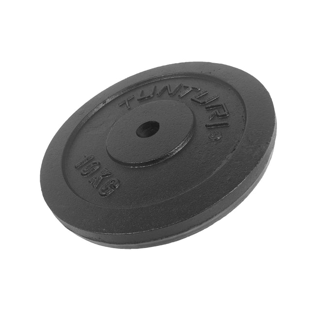 Painolautanen TUNTURI Lautas Musta, 30 mm, 10 kg