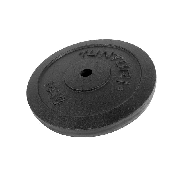 Painolautanen TUNTURI Lautas Musta, 30 mm, 15 kg