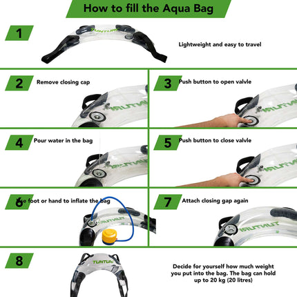 Painopussi TUNTURI Bulgarian Aquabag, 17 kg