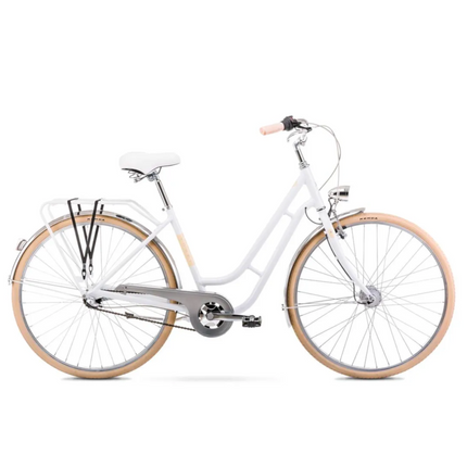 Polkupyörä ROMET Luiza Classic 26, valkoinen (M)
