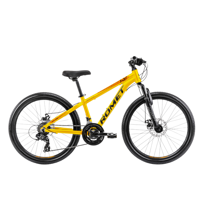 Lasten polkupyörä ROMET Rambler DIRT 24, kelta-oranssi