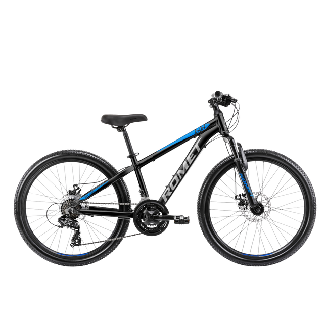 Lasten polkupyörä ROMET Rambler DIRT 24, musta-sininen