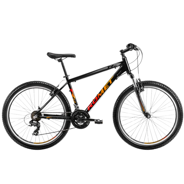 Polkupyörä ROMET Rambler R6.0, 26" musta-oranssi-punainen (L)