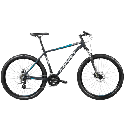 Polkupyörä ROMET Rambler R7.2: 27.5", musta-sini-harmaa (L)