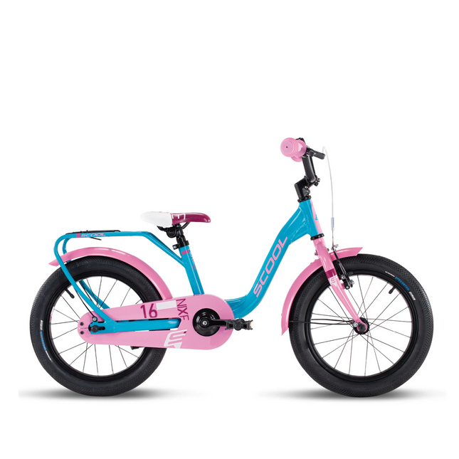 Lasten polkupyörä S´COOL niXe, 16" sininen/pinkki