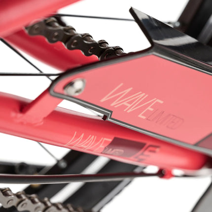 Lasten polkupyörä S´COOL Wave Steel LTD, 24" koralli/punainen