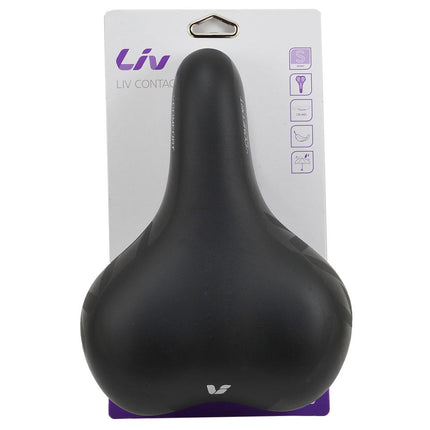 Satula LIV Contact Comfort, musta