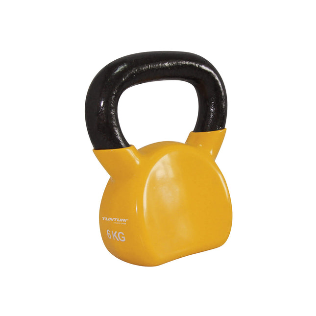 TUNTURI Vinyyli Kahvakuula 6kg, keltainen