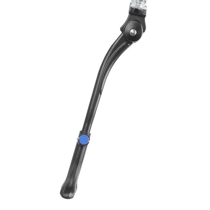 Jalka keskijuoksulle, säädettävä, 24"-29", musta sinisellä napilla