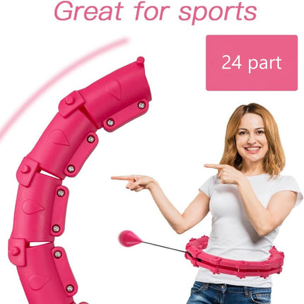 Hierova hulavanne painolla Smart Hula Hoop HHP007, pinkki