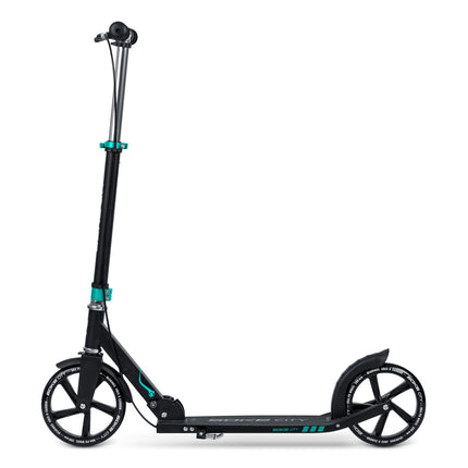 Skootteri SOKE City, musta-turkoosi