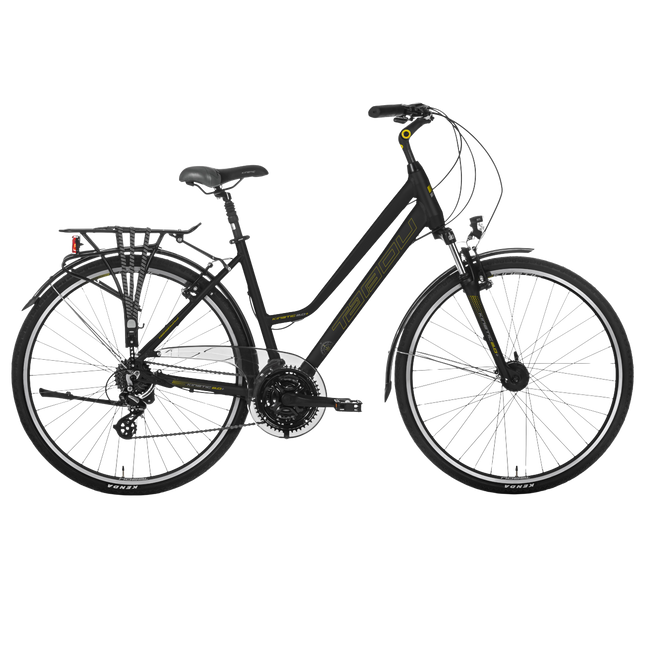 Naisten polkupyörä TABOU Kinetic 2.0 PLUS W, 28" musta-kultainen (M)